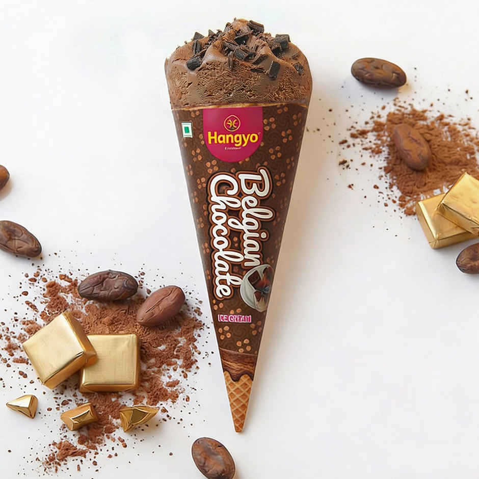 Hangyo Belgian Chocolate Cone | Smooth & Creamy