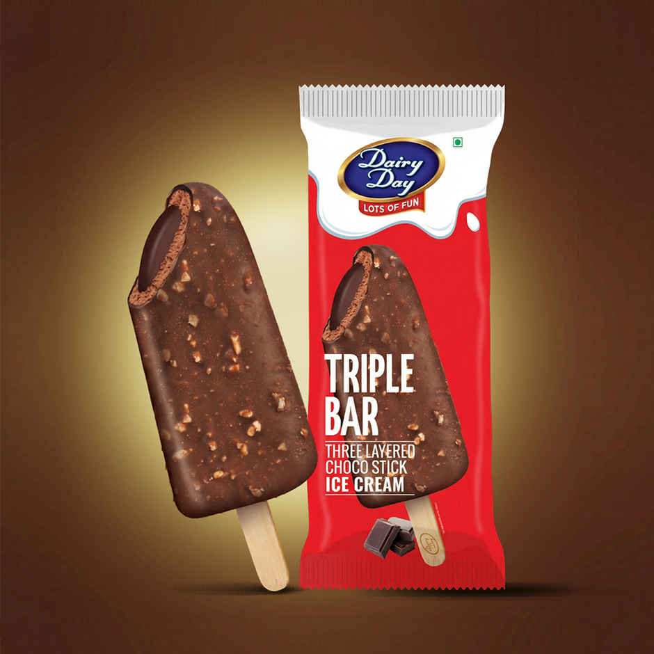 Dairy Day New Triple Bar Ice Cream Stick
